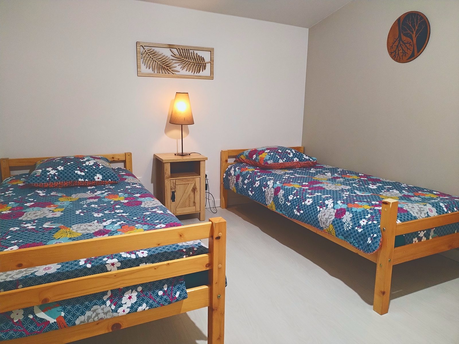 Chambre 2, deux lits simples